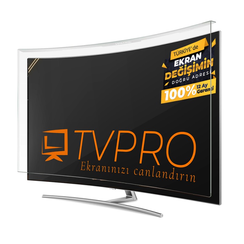 TVPRO | TV-Elektronik 49 inç (124 Ekran) Curved LED TV Ekran Koruyucu Cam